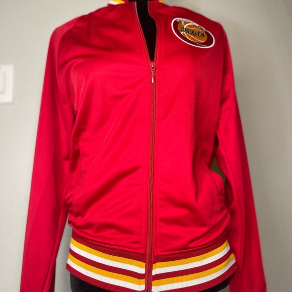 Houston Rockets Long Sleeve Zip Jacket, Embroidered Rockets patch - Picture 3 of 11